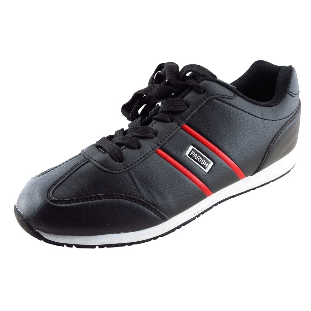 Parish Nation Fashion‎ Sneakers Black Synthetic Men Shoes Size 8.5 Medium